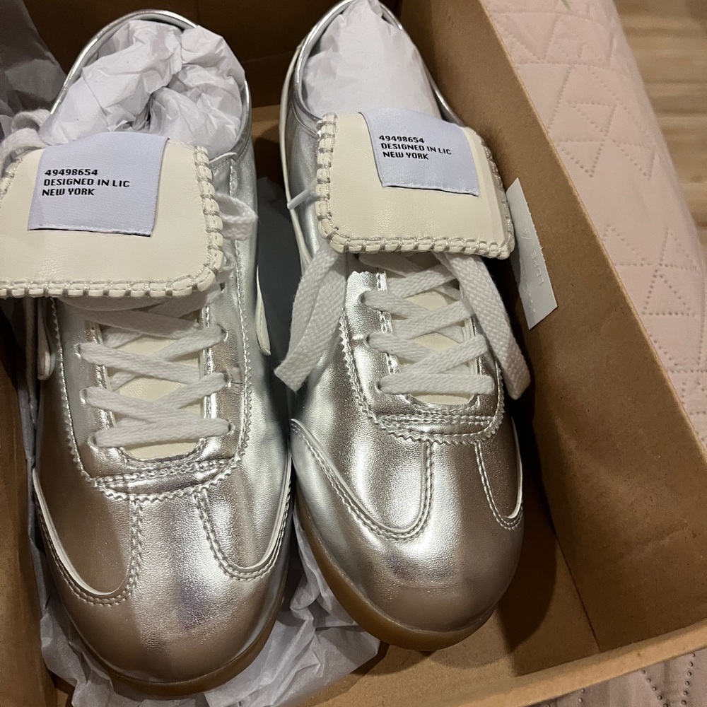 Steve madden Margiela Silver Women's Sneakers - Picture 7 of 11